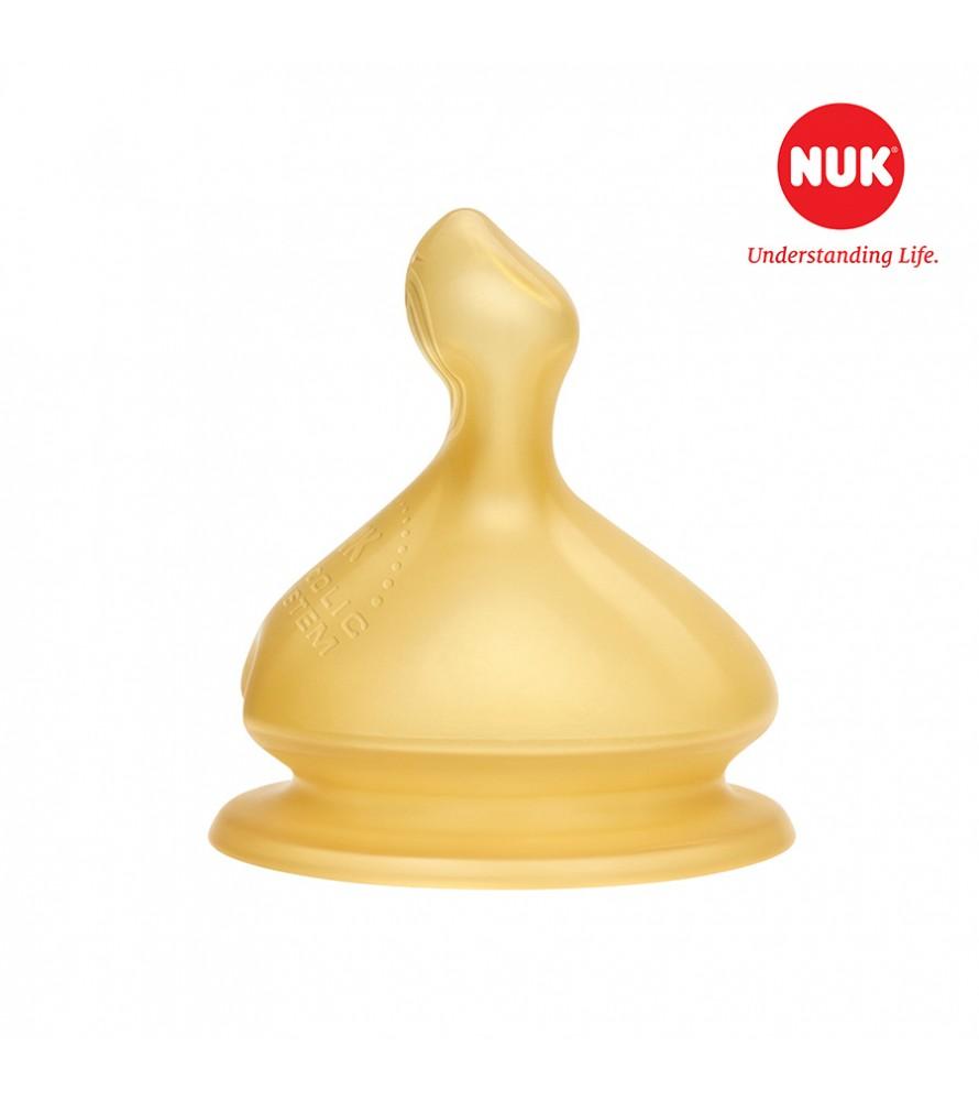 Bộ 2 Núm Ti NUK size S cho bé từ 0-6 tháng