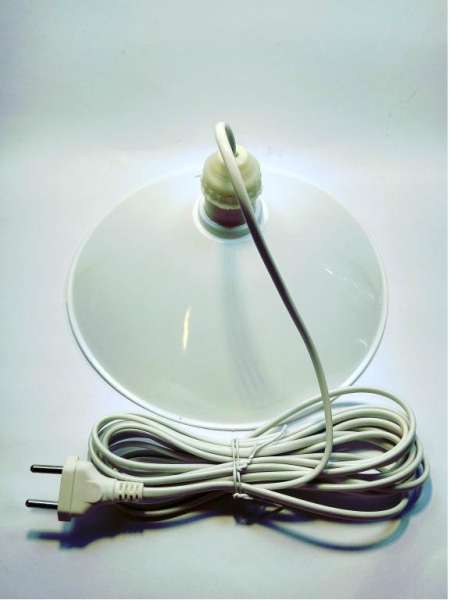chao đèn hình đĩa 25cm + dây dài 5 mét (bộ 1 sản phẩm)
