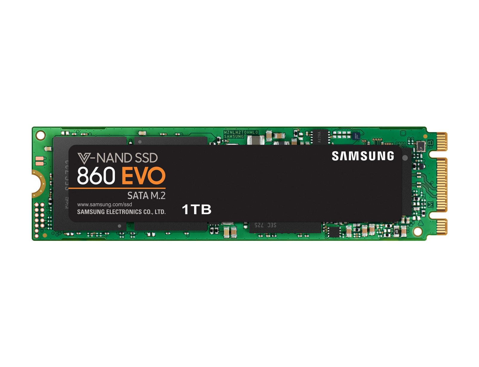 Ổ Cứng SSD Samsung 860 EVO 1TB M2 SATA (Đen)