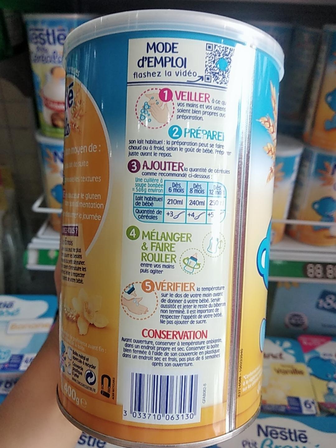 Bột pha sữa Nestle vị Vanille 6m+ (400g)