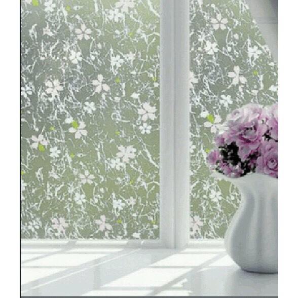 Giấy dán kính hoa hồng