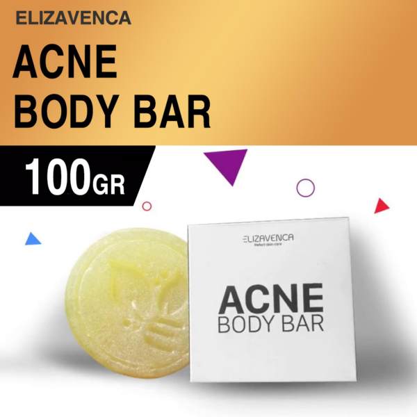 Xà phòng trị thâm mông vùng kín Elizavenca Acne Body Bar (Đặc trị mụn, thâm, xạm, viêm chân lông)