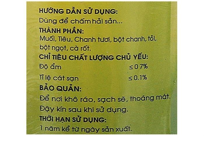 Muối Tiêu Chanh Tinh Nguyên 90g
