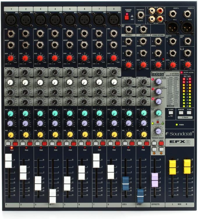 Mixer Soundcraft EFX8