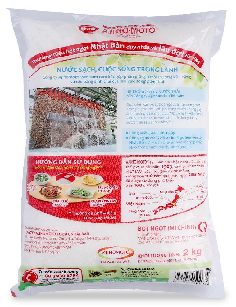 Bột ngọt Ajinomoto 2KG