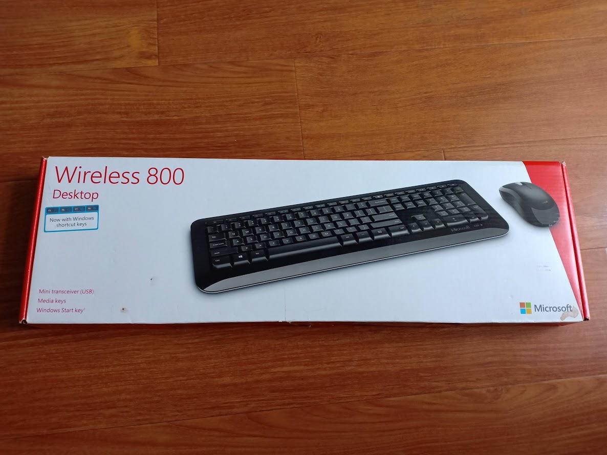 Bộ bàn phím chuột Microsoft Wireless Desktop 800