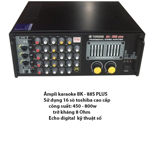 Amply 16 sò lớn cao cấp karaoke BK-88S Plus
