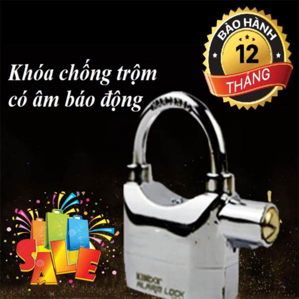Ổ Khóa Cửa Tốt, Mua Ngay Ổ Khóa Báo Động Chống Trộm Thông Minh, Chất Liệu Thép Inox Chống Cắt, Còi Hú To, Bh Uy Tín 1 Đổi 1 Bởi Kingtech-Sg