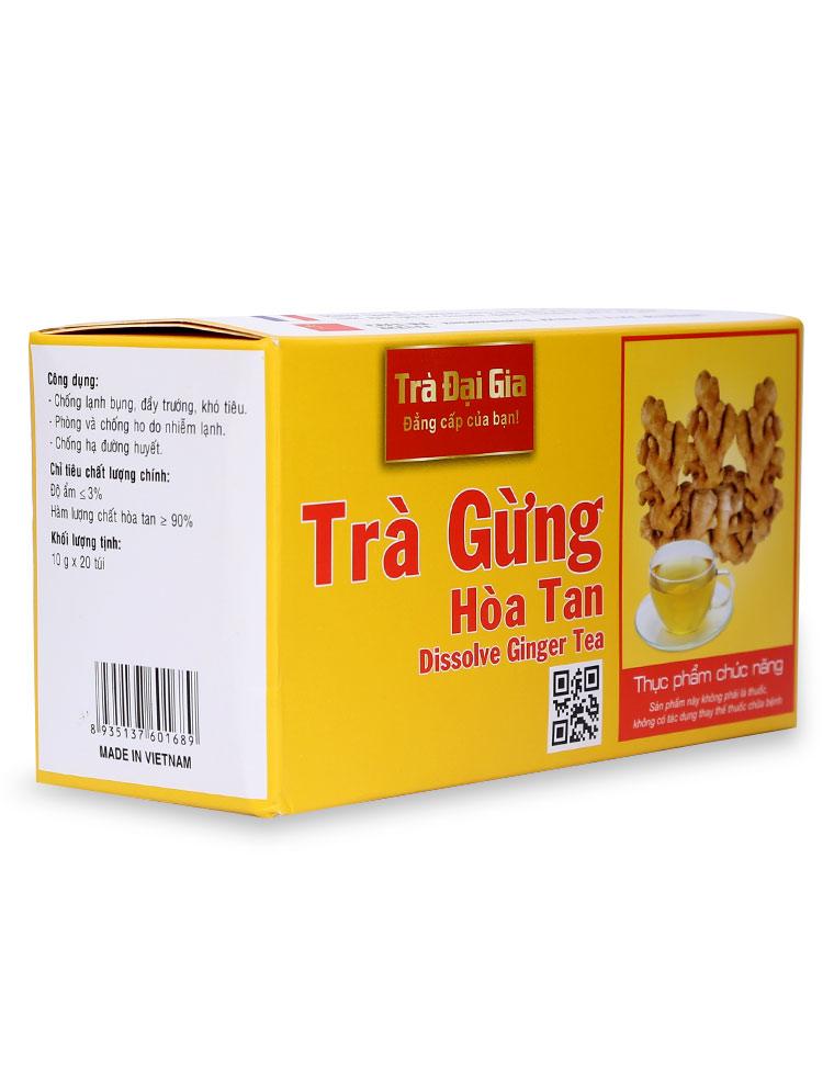 Trà Atiso Đại Gia Hoà Tan 10g - Hộp 20 Gói
