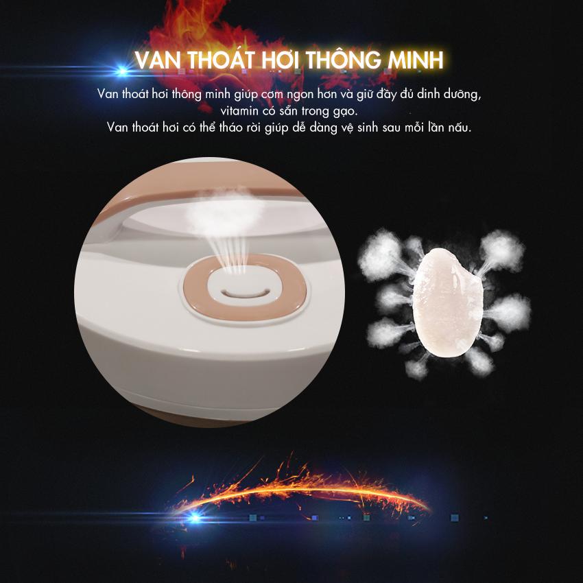 Nồi Cơm Điện EDEN CD001 2L