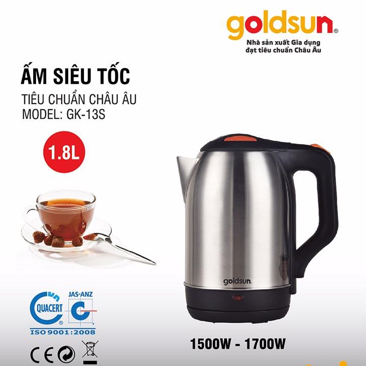 Ấm siêu tốc Goldsun GK-13S 1.8L