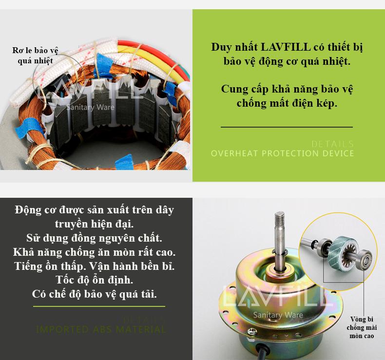 QUẠT THÔNG GIÓ 2 CHIỀU LAVFILL LFW-20DK