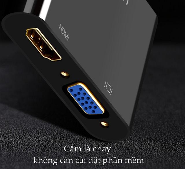 Bộ Chuyển Đổi HDMI Sang VGA HDMI Ugreen 40744