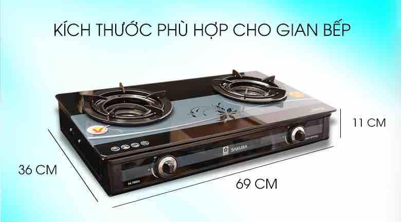 Bếp gas dương Sakura SA-790G(IN)
