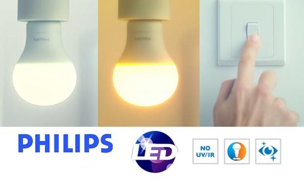 Bộ 6 bóng đèn Led Bulb Philips 13-100W E27 6500K 220V A60