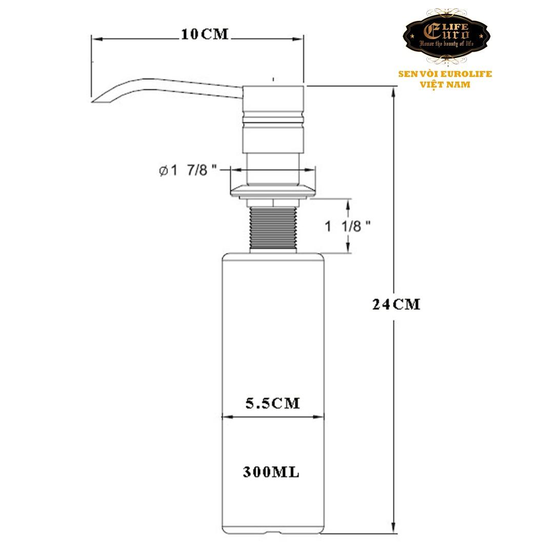 BÌNH XỊT NƯỚC RỬA CHÉN EUROLIF EL-C11