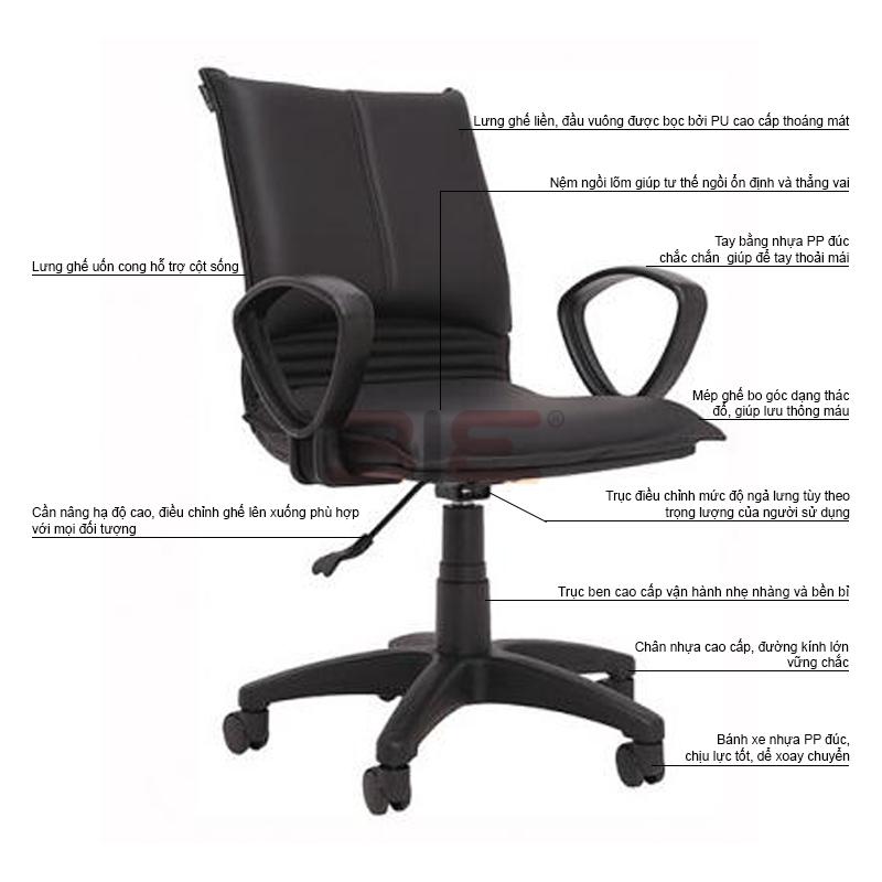 Ghế xoay Ibie IB039