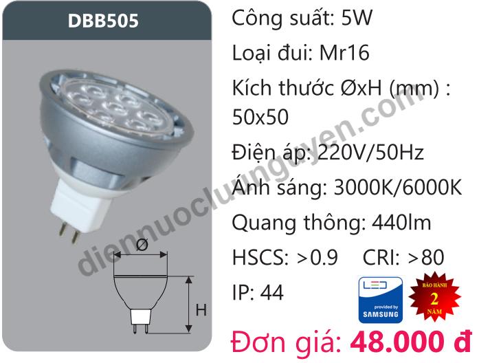 Bóng Led Duhal DBB505 - 5W