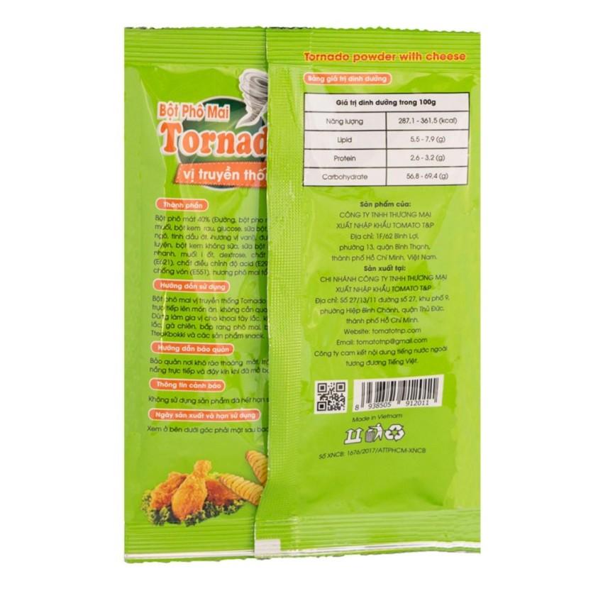 Bột Phô Mai Tornado 100g