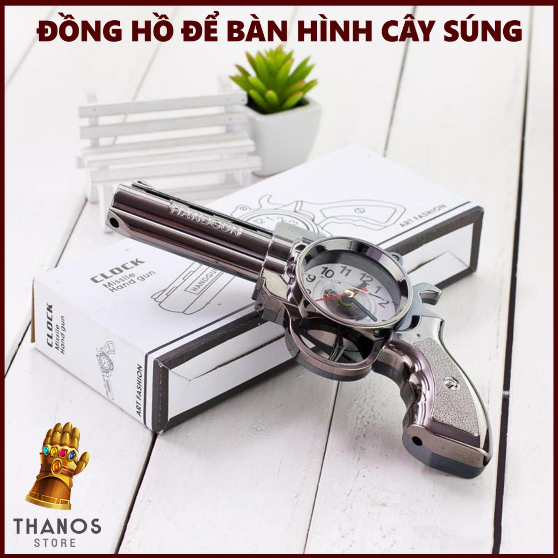 Đồng hồ để bàn hình cây sún.g - Thanos Store