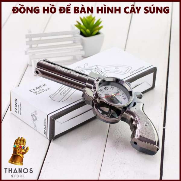 Đồng hồ để bàn hình cây sún.g - Thanos Store