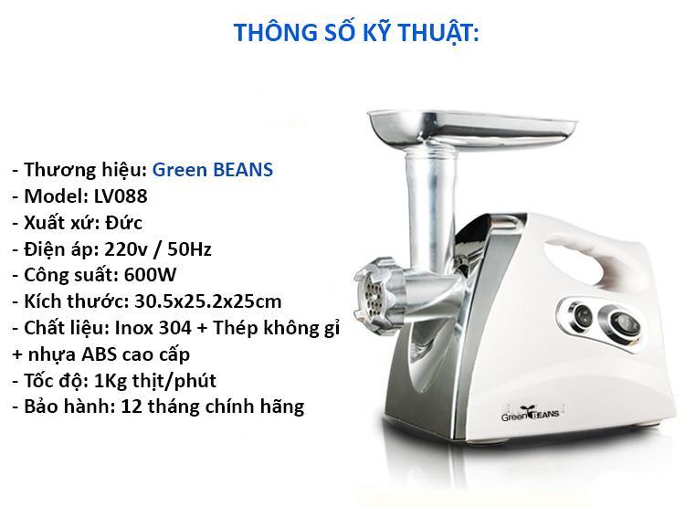 Máy xay thịt Green BEANS