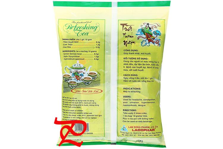 Trà thanh nhiệt Ladophar