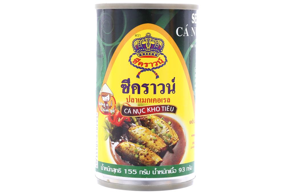 Cá Nục Kho Tiêu Sea Crown 155g