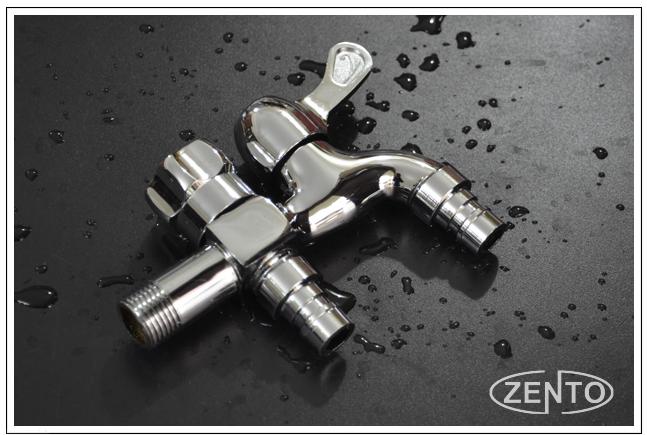 VÒI NƯỚC 2 ĐẦU ZENTO ZT721