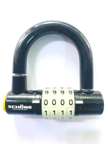 Ổ Khóa Số Dạ Quang SCHONE SC-801 Cao Cấp ( Màu Đen )