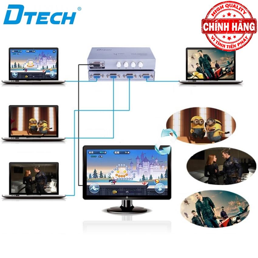 Bộ gộp VGA DTech DT-7034