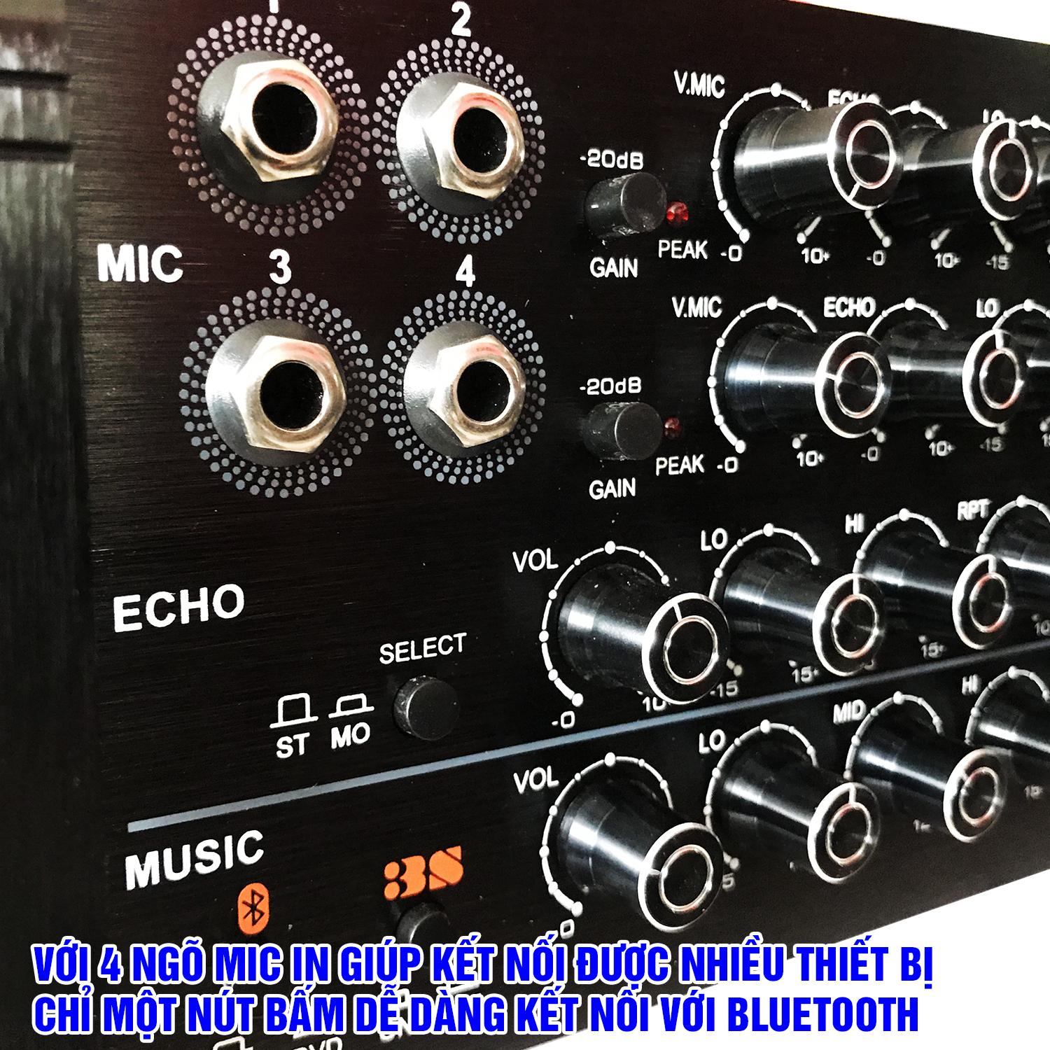 Amply Bluetooth Amply Karaoke OMATON F-6300X