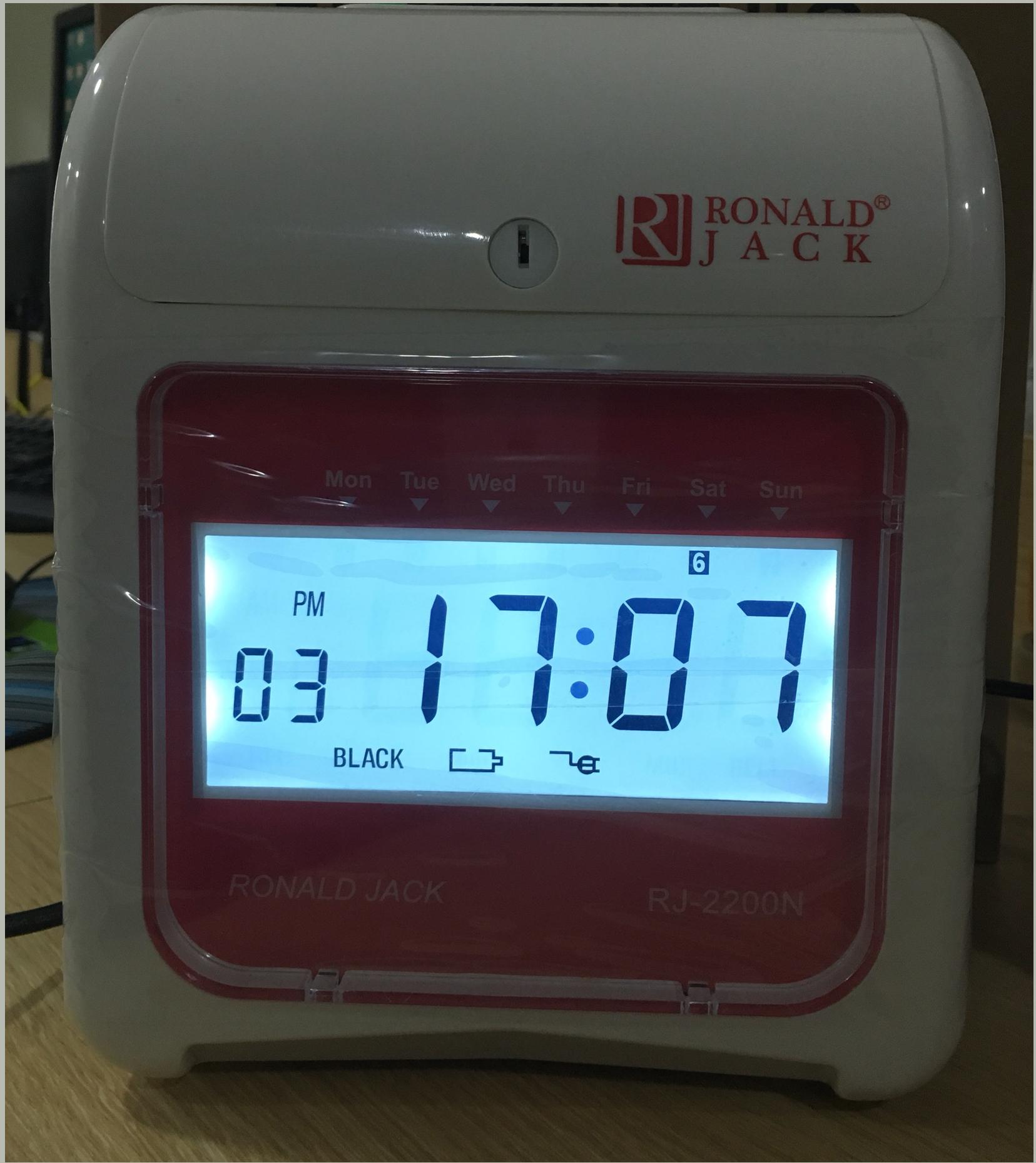 Máy chấm công thẻ giấy RONALD JACK RJ-2200N/RJ-2200A