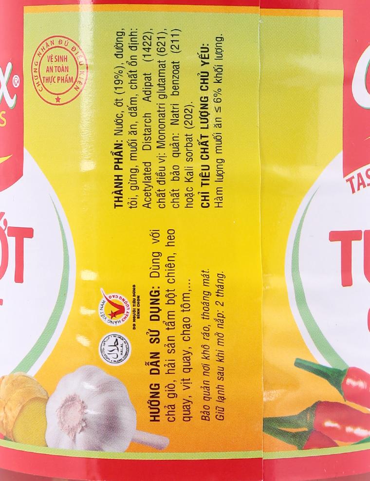 Tương ớt Cholimex chua ngọt 830g