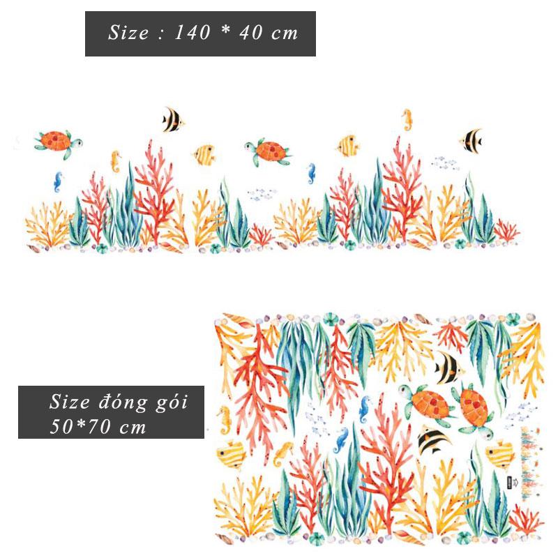 Decal Đại Dương Xanh JM8391