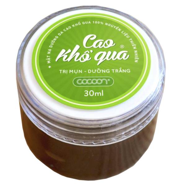Mặt nạ thiên nhiên cao khổ qua Cocoon trị mụn đầu đen , mụn sưng đỏ