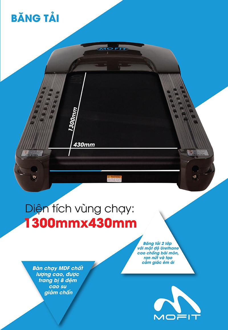 Máy chạy bộ điện MHT 1430M