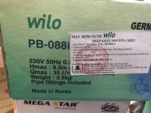 Máy bơm tăng áp điện tử Wilo PB 088 EA