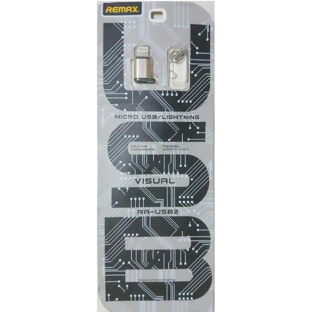 Đầu chuyển Micro USB to apple Remax visual RA-USB2/USB1
