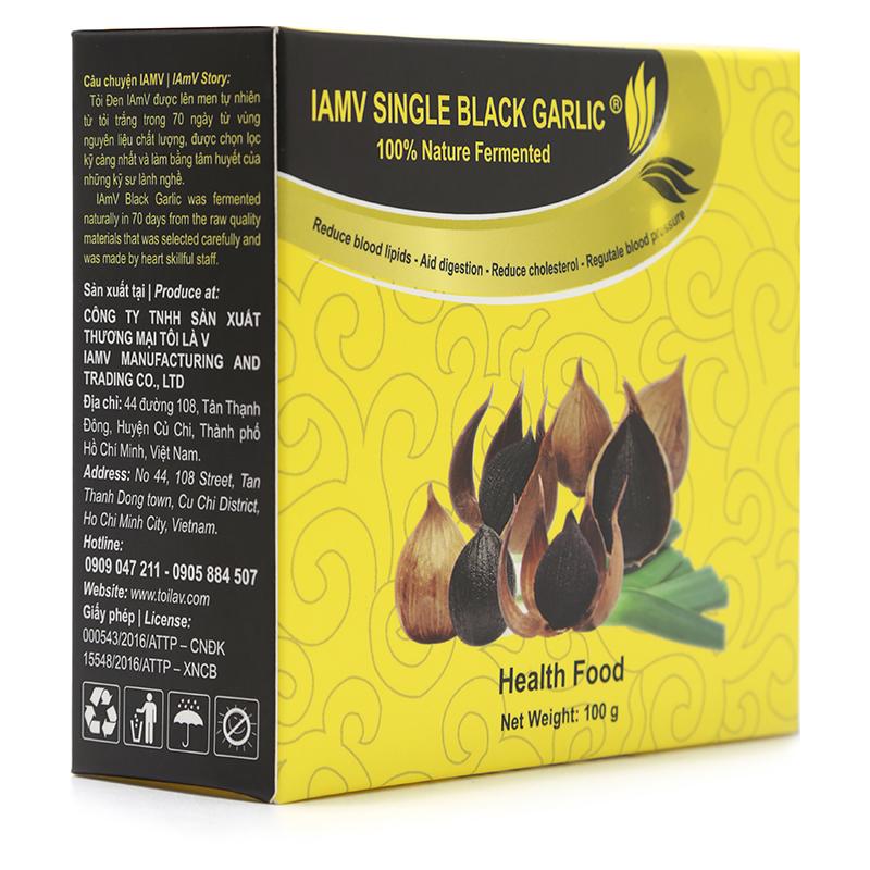 Tỏi đen một nhánh IamV 100 gram