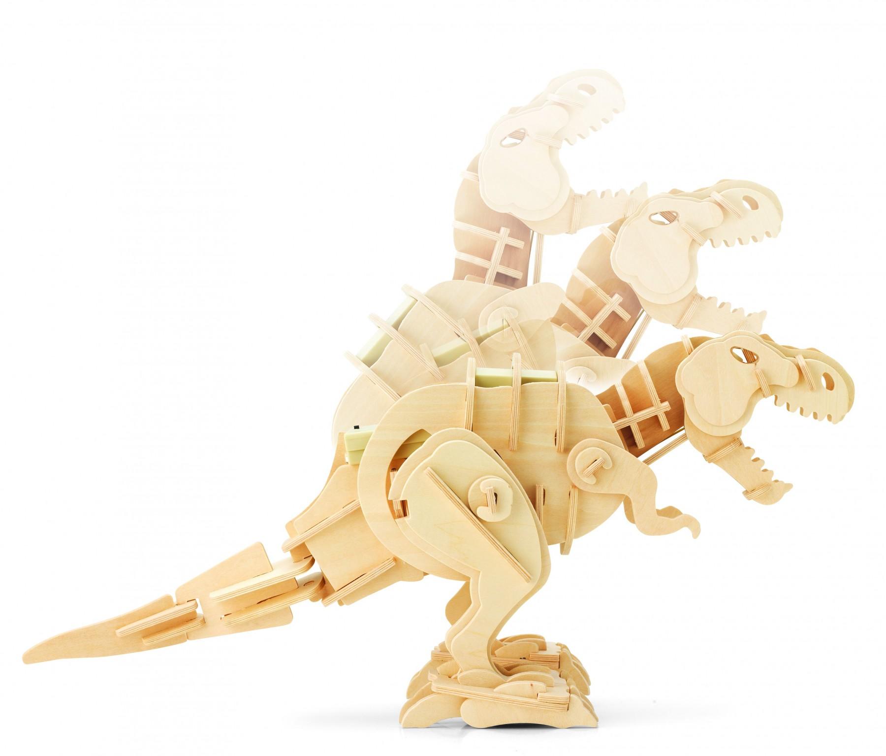 Mô hình gỗ lắp ráp 3D Robotic T-Rex Robotime D220