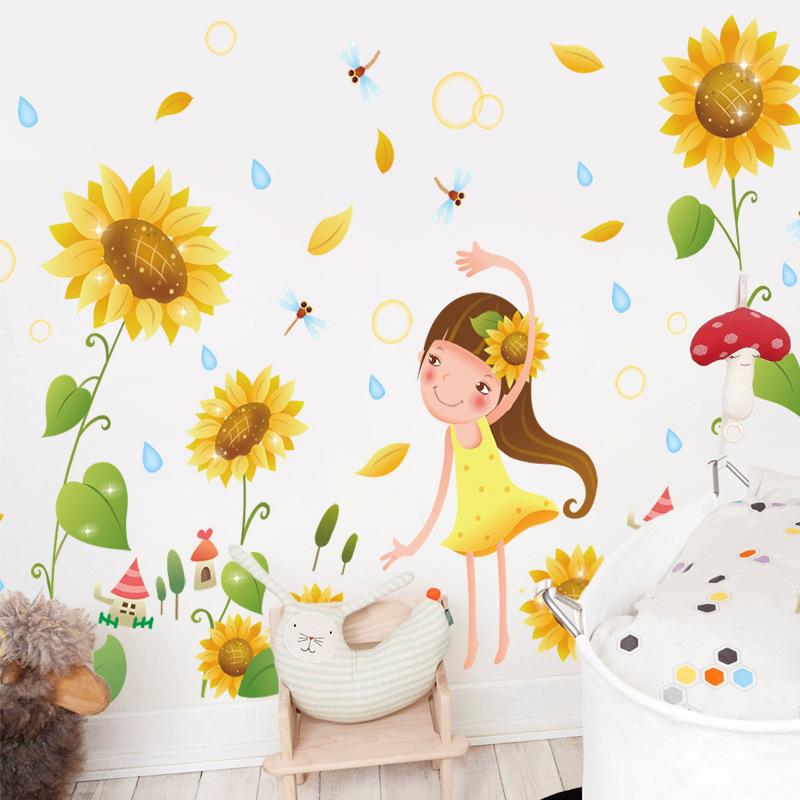 Decal hoa mặt trời XL7192