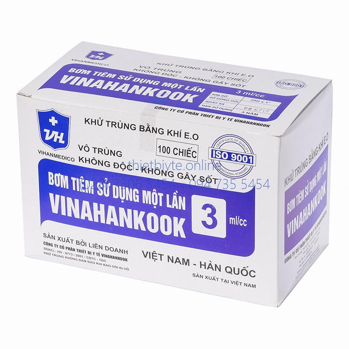 Bơm tiêm Vinahankook 55cc/ml