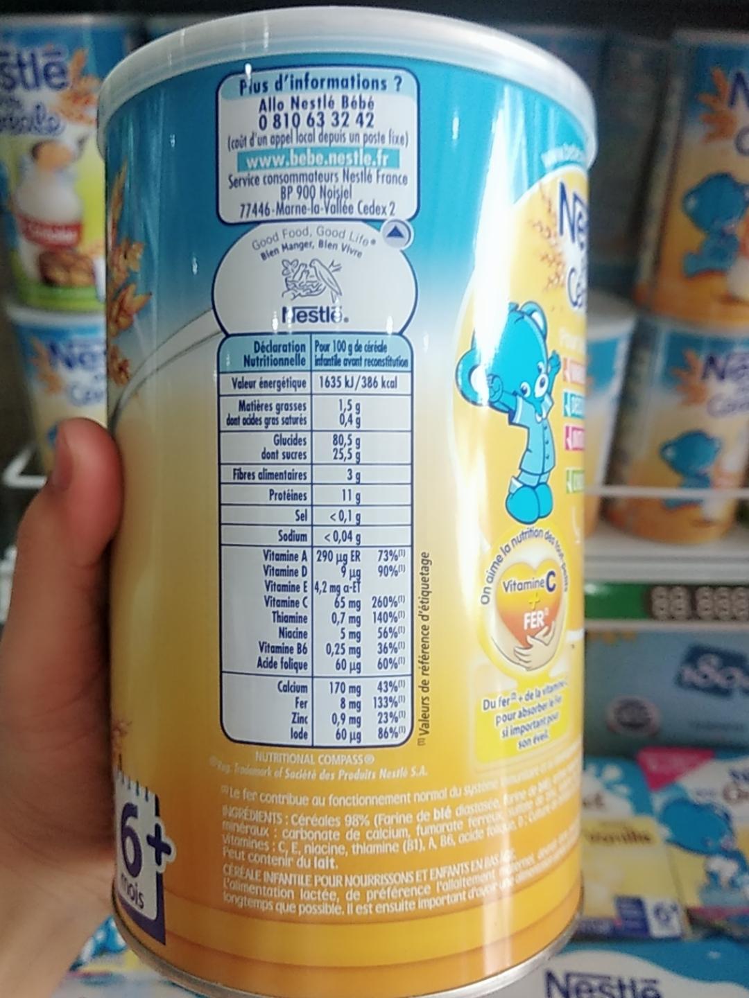Bột pha sữa Nestle vị Vanille 6m+ (400g)