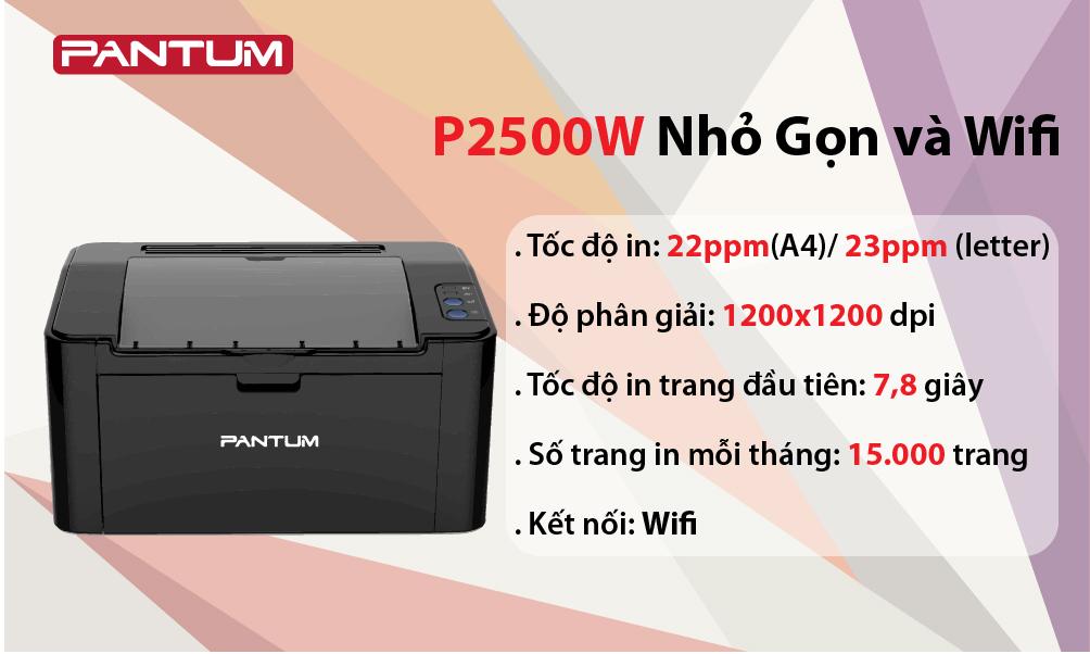 Máy in Pantum P2500W