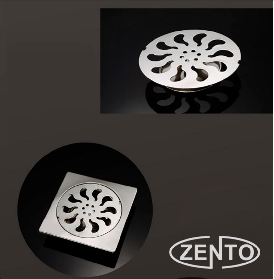 Phễu thoát sàn inox Zento TS200 - 20x20cm