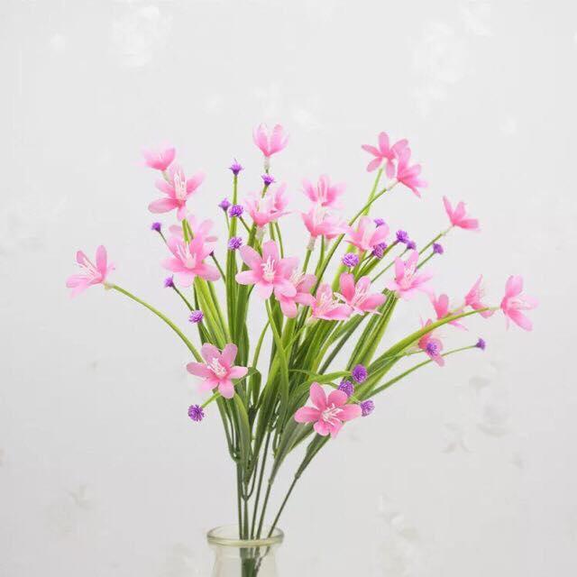 Hoa thủy tiên siêu xinh HTT-35 (1 cành 24-28 bông hoa) - Hoa giả- hoa lụa cao cấp - Hoa để bàn - Hoa để văn phòng