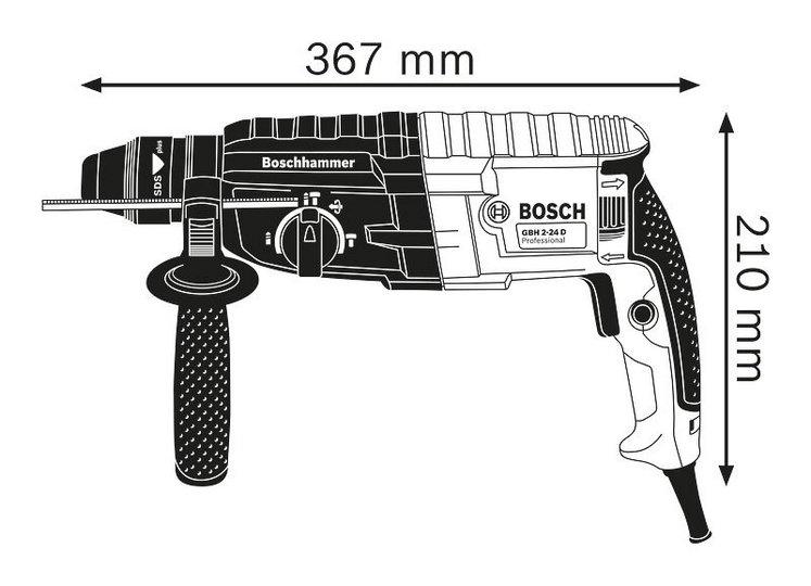 Máy khoan búa Bosch GBH 2-24 RE