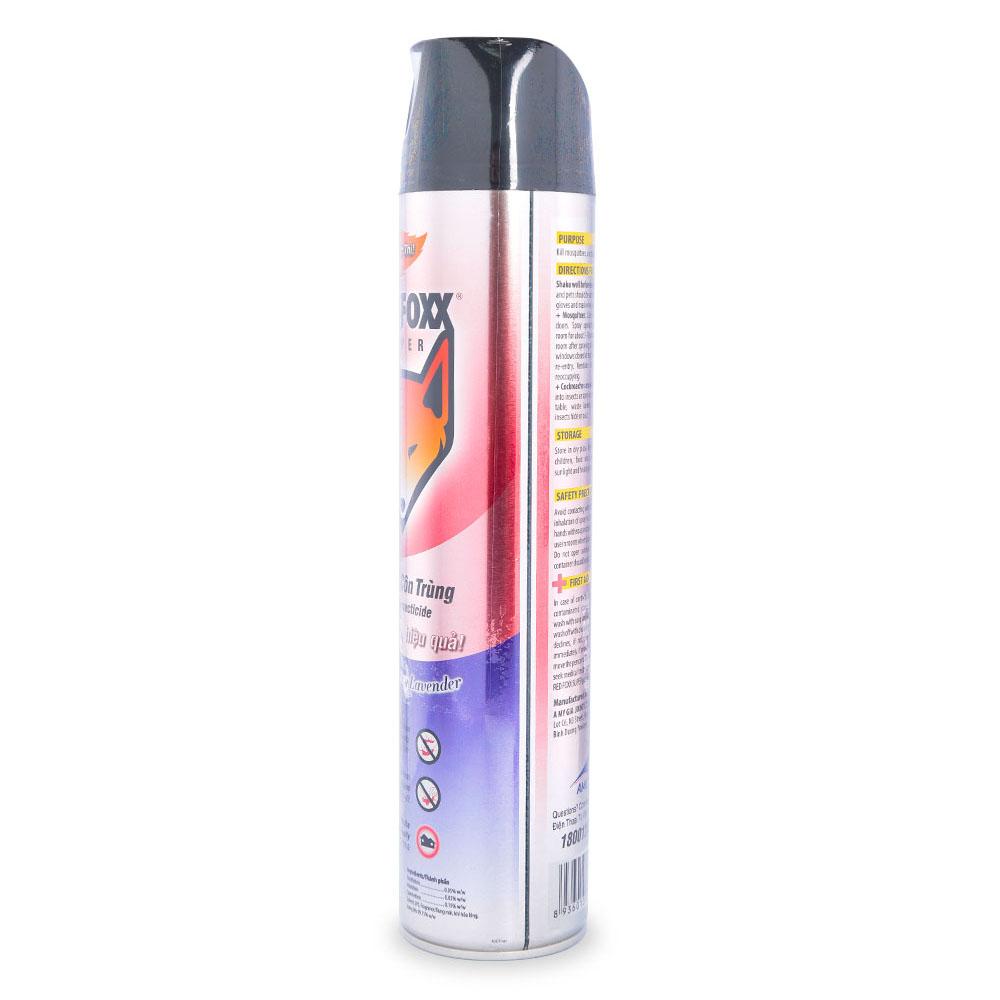 Bình Xịt Côn Trùng Red Foxx Super Hương Lavender 600ml