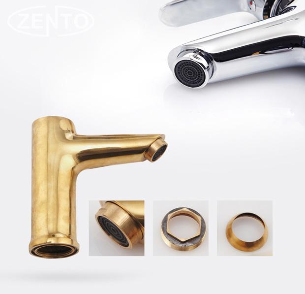 Vòi chậu rửa nóng lạnh Zento ZT2012 (Bạc)